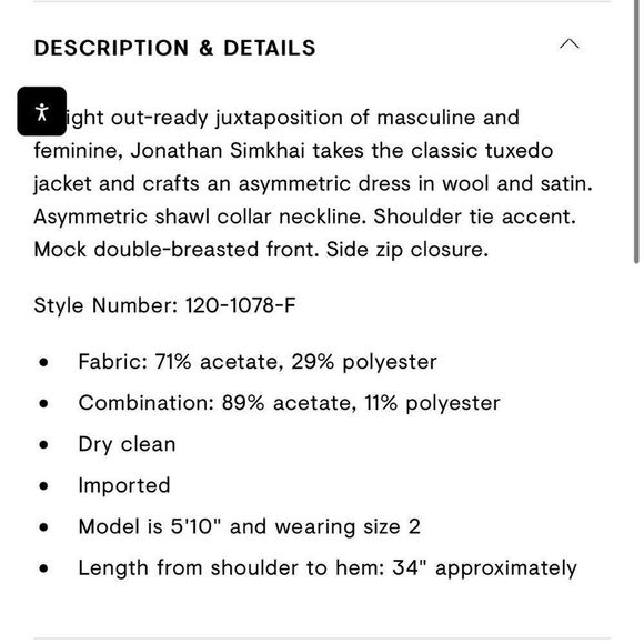 Jonathan Simkhai Asymmetric Double-breasted Blazer Dress In White - Picture 5 of 10